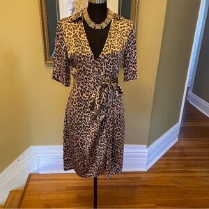 Guess by Marciano Animal Print silk dress